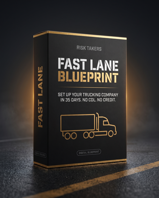 Fast Lane Blueprint by Risk Takers, digital blueprint