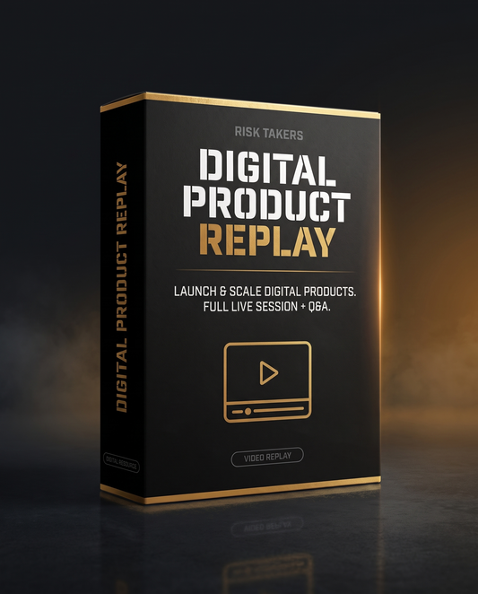 Digital Product Replay by Risk Takers, video replay