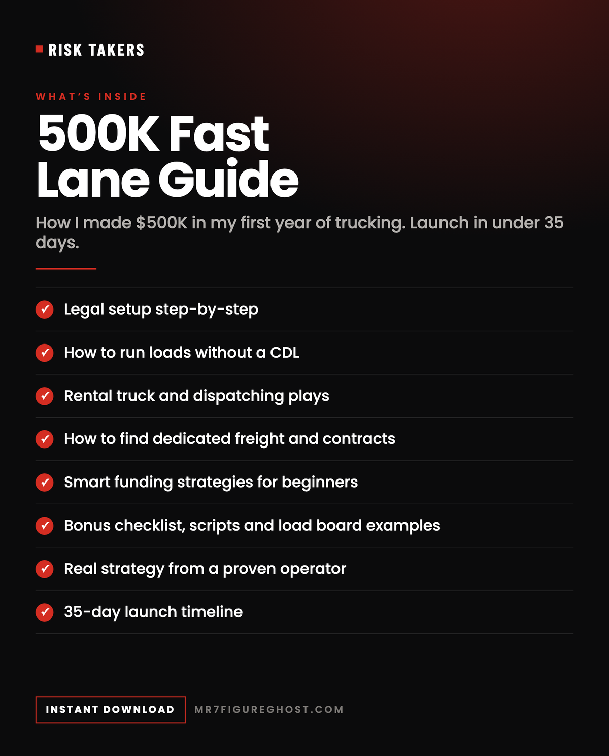 What's inside the 500K Fast Lane Trucking Guide