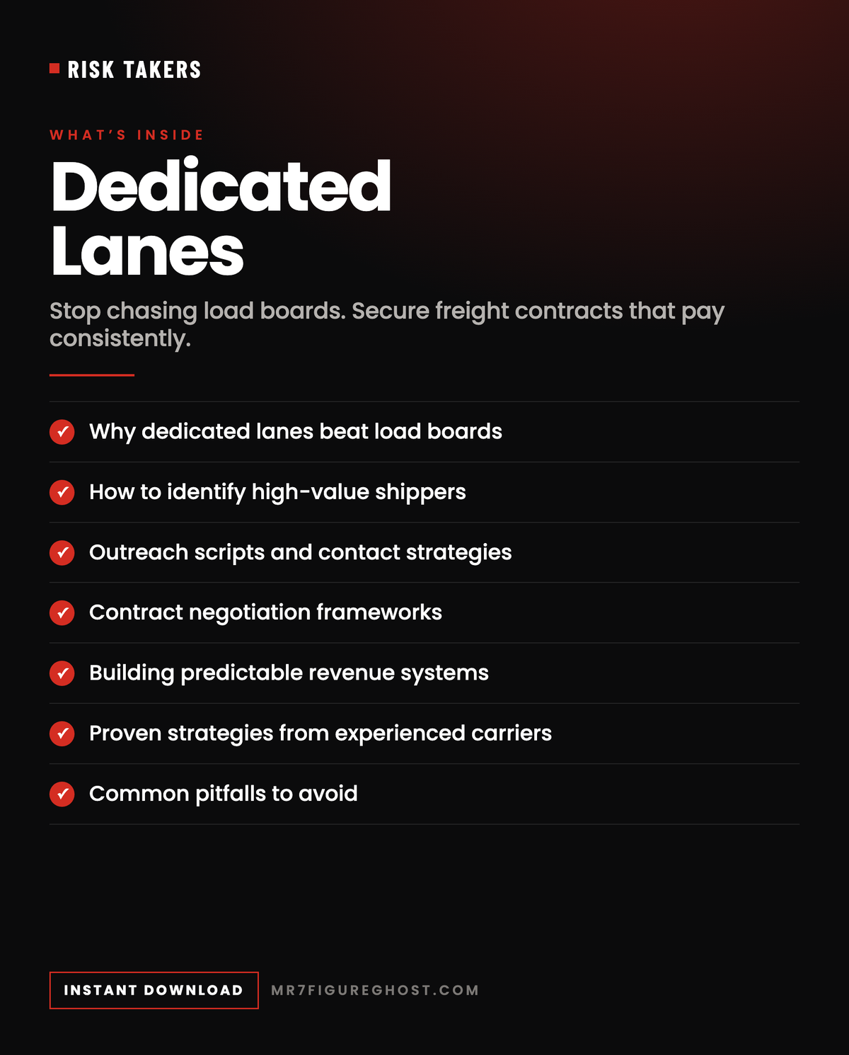 What's inside the Dedicated Lanes Blueprint